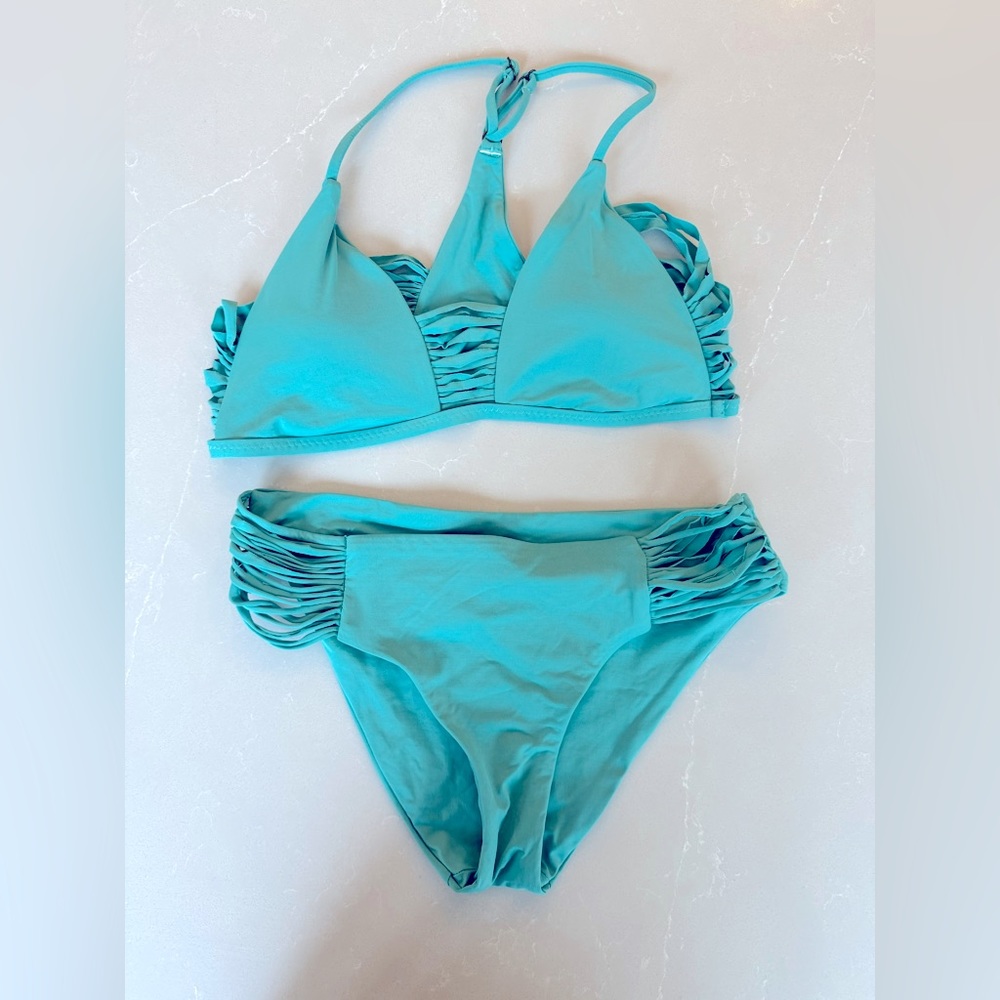 Gorgeous aqua bikini by Isabella Rose. Medium fit
